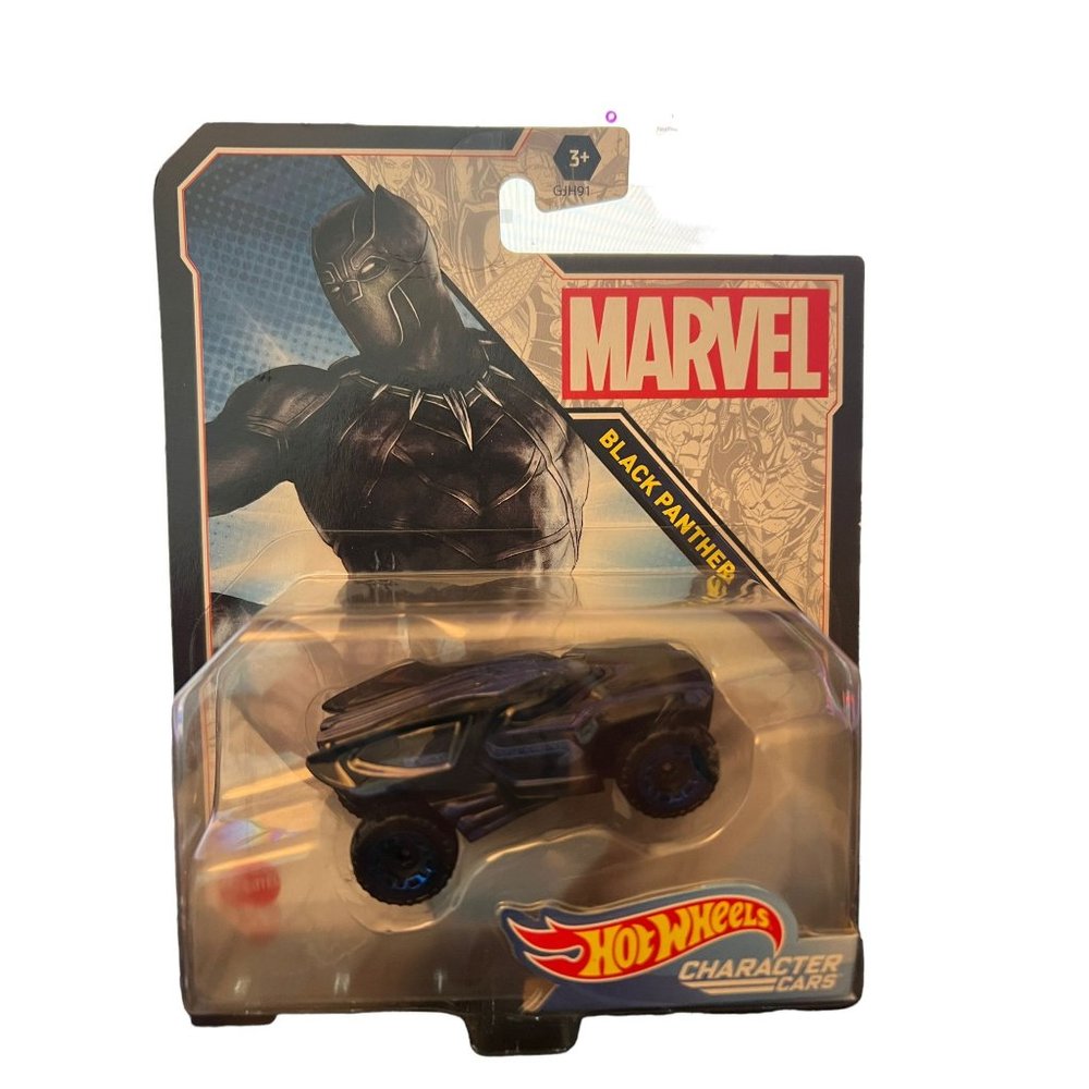 Marvel Hot Wheels Character Cars Black Panther 2019 NEW